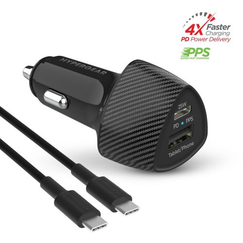 HyperGear SpeedBoost 25W PD USB-C Car Kit HyperGear SpeedBoost 25W PD USB-C Car Kit